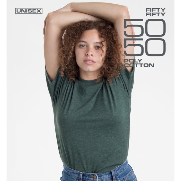 Los Angeles Apparel poly cotton tshirt - Picture 1 of 5